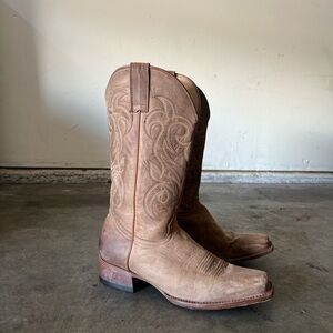 Men's Tan Cowboy Boots